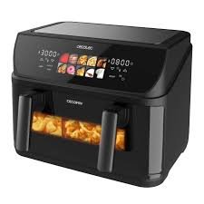 Cecotec Freidora de Aire 10L con Plancha Grill Doble