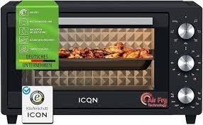 Minihorno ICQN 20L con Airfry: Cocina Saludable y Rápida
